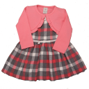 Rochie Ellie în carouri cu bolero