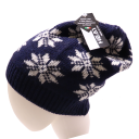 Căciulă bleumarin supradimensionată pentru adulți