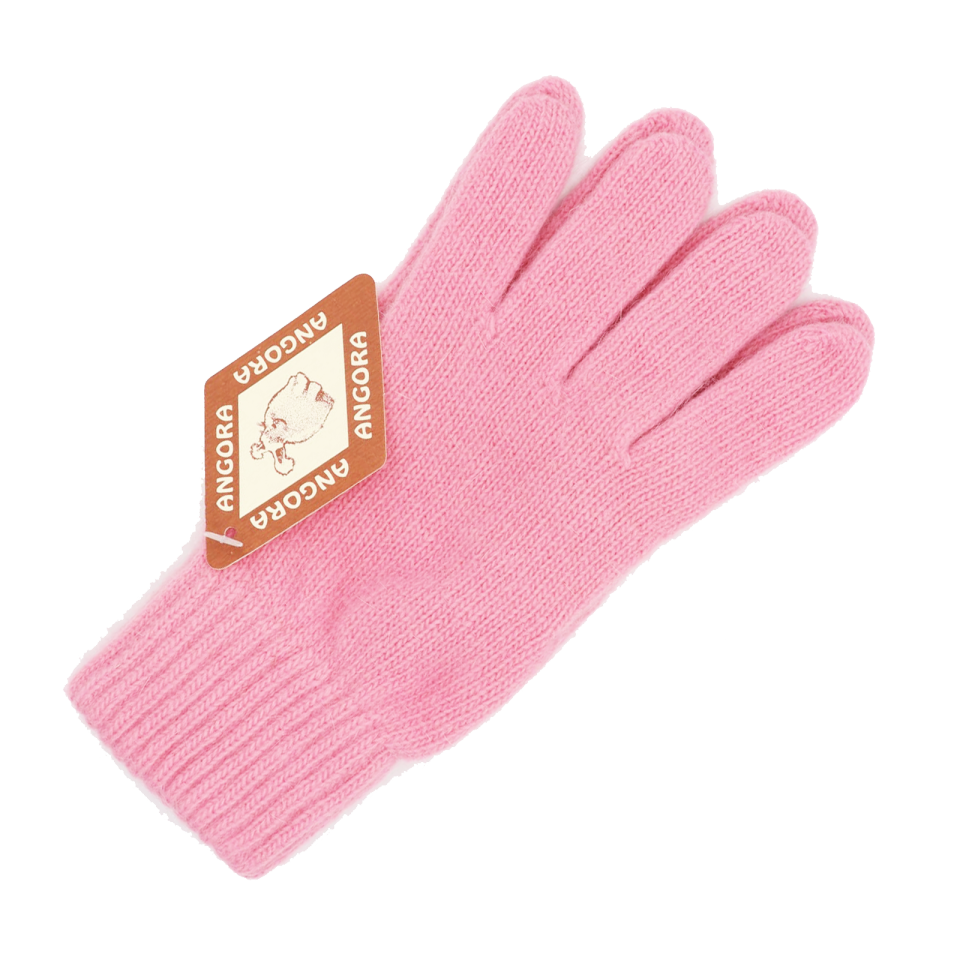 Mănuși roz Angora adulți