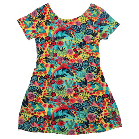Rochiță colorată cu spatele gol Boboli 3 ani (98 cm)