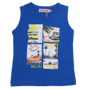 Maiou albastru cu imprimeu surf Boboli 9-12 luni (80cm), 12-18 luni (86cm)