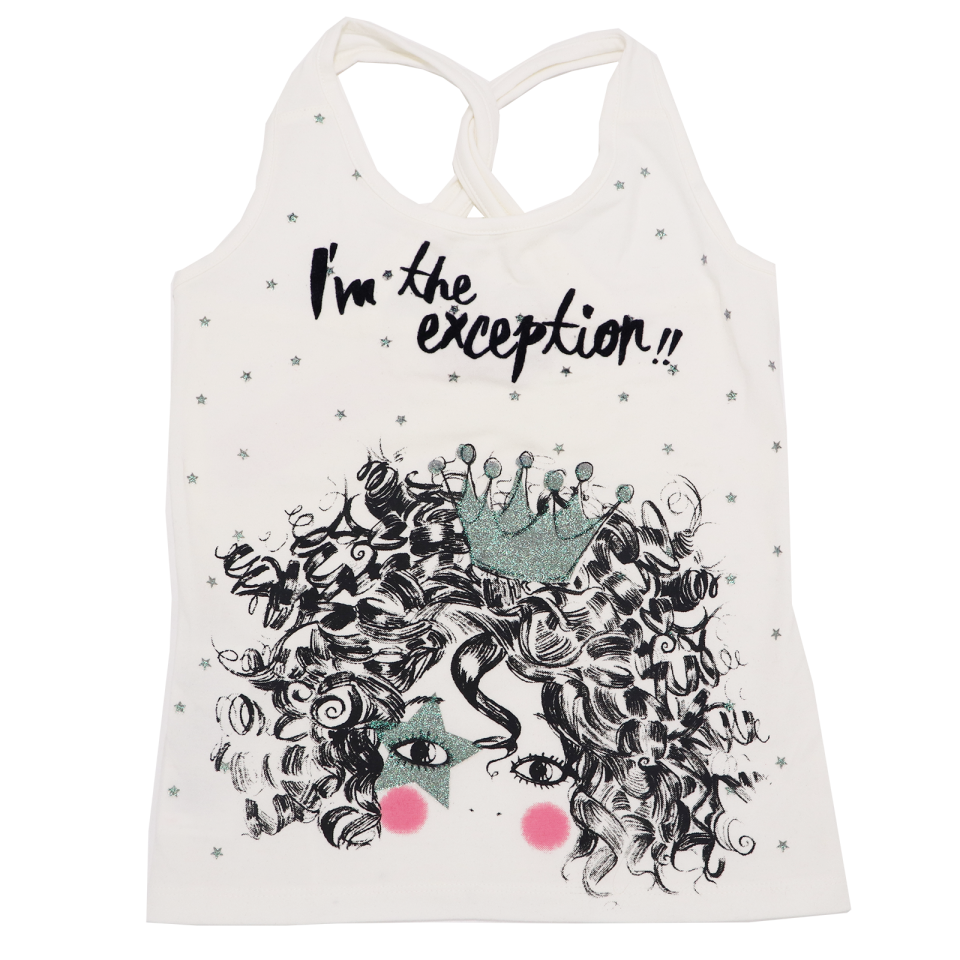 Maiou alb I'm The Exception Boboli