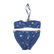 Costum de baie albastru cu steluțe strălucitoare