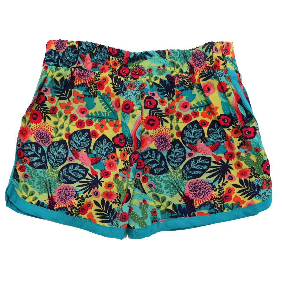 Pantaloni scurți colorați din vâscoză Boboli 2 ani (92cm) și 12 ani (152cm)