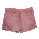 Pantaloni scurți roz din denim și dantelă Boboli 2 ani (92 cm) și 3 ani (98 cm)