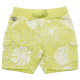 Pantaloni scurți verzi cu imprimeu frunze