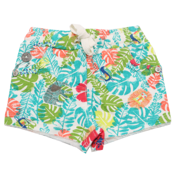 Pantaloni scurți cu imprimeu junglă Boboli 1-3 luni (62cm)