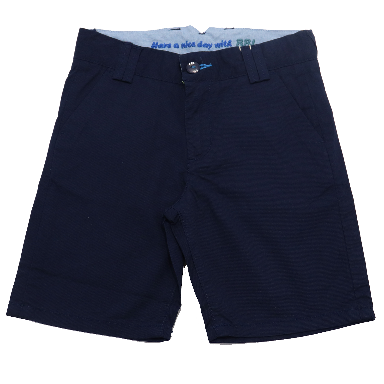 Pantaloni scurți bleumarin cu nasturi colorați Boboli 4 ani (104cm)