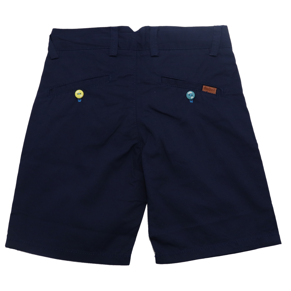 Pantaloni scurți bleumarin cu nasturi colorați Boboli 4 ani (104cm)