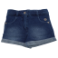 Pantaloni scurți albastru închis decolorat