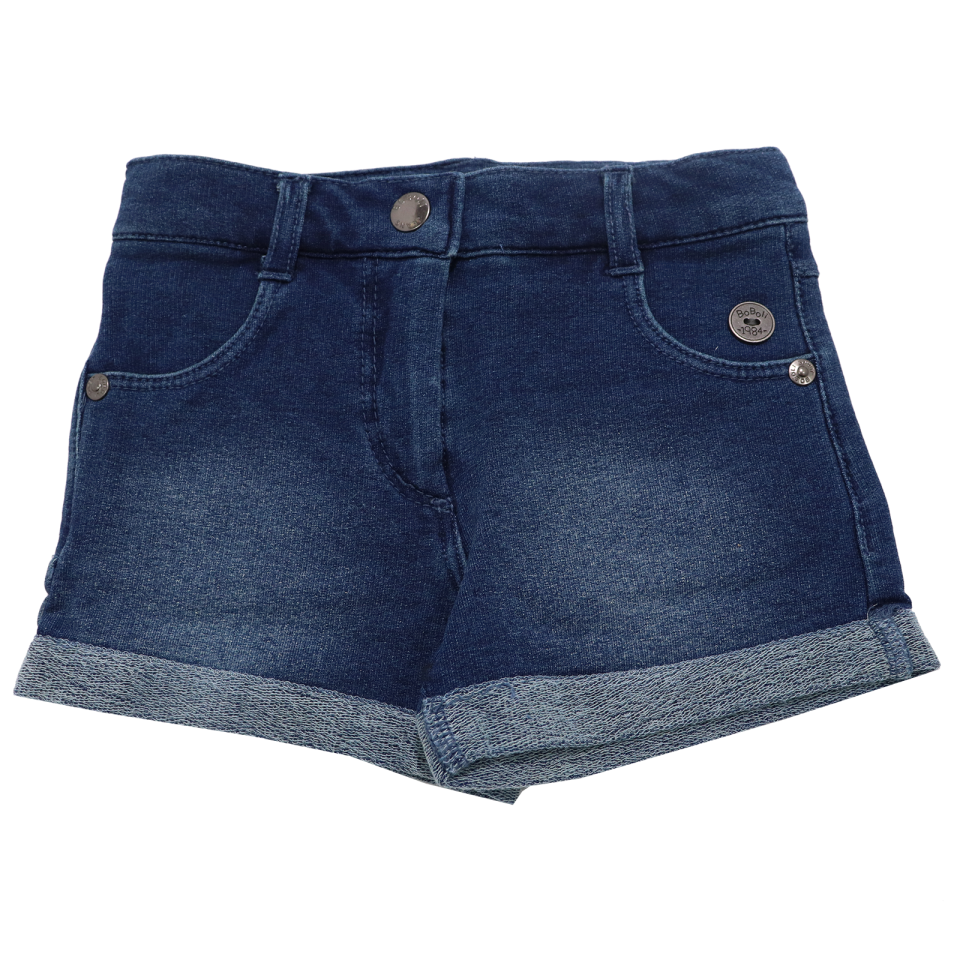 Pantaloni scurți albastru închis decolorat12-18 luni (86cm)