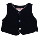 Vestă elegantă bleumarin