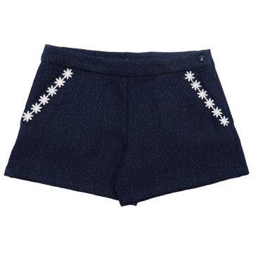 Pantaloni scurți eleganți bleumarin Boboli 12 ani (152cm)