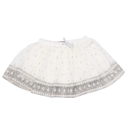 Fustă albă din tulle delicată ca un fulg de nea