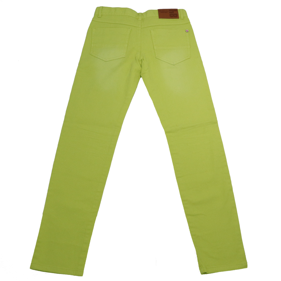 Jeans elastici în culori vibrante