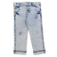 Jeans subțiri decolorați