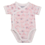 Set 2 body-uri kimono roz cu imprimeu pisică și șoarece