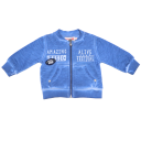 Hanorac albastru decolorat