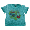 Tricou verde decolorat Jungle Adventure