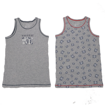 Set maiouri gri cu cranii/ cățeluși