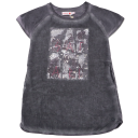 Rochie gri decolorat cu paiete Safari