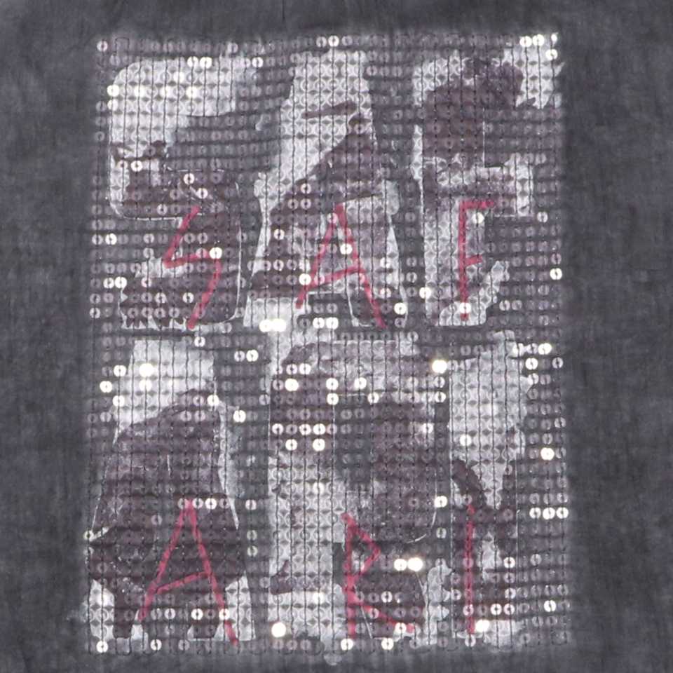Rochie gri decolorat cu paiete Safari