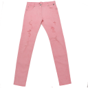 Jeans roz tăiați