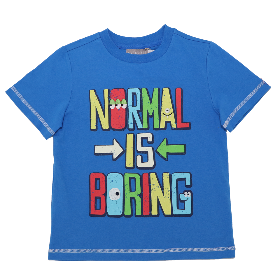 Pijama cu mânecă scurtă Normal is Boring