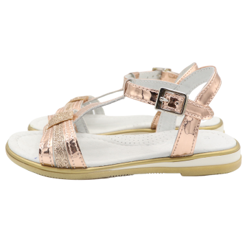 Sandale rosegold din piele naturală. Kickers. Mărimea  29