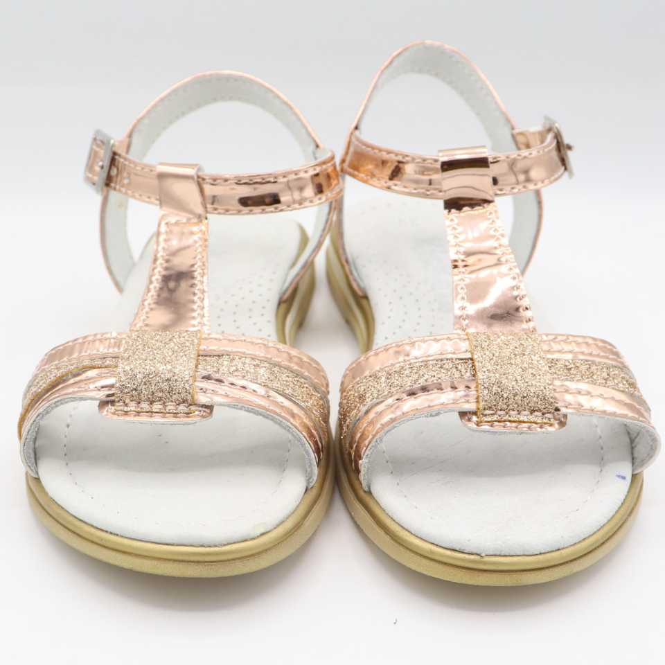 Sandale rosegold din piele naturală. Kickers. Mărimea  29