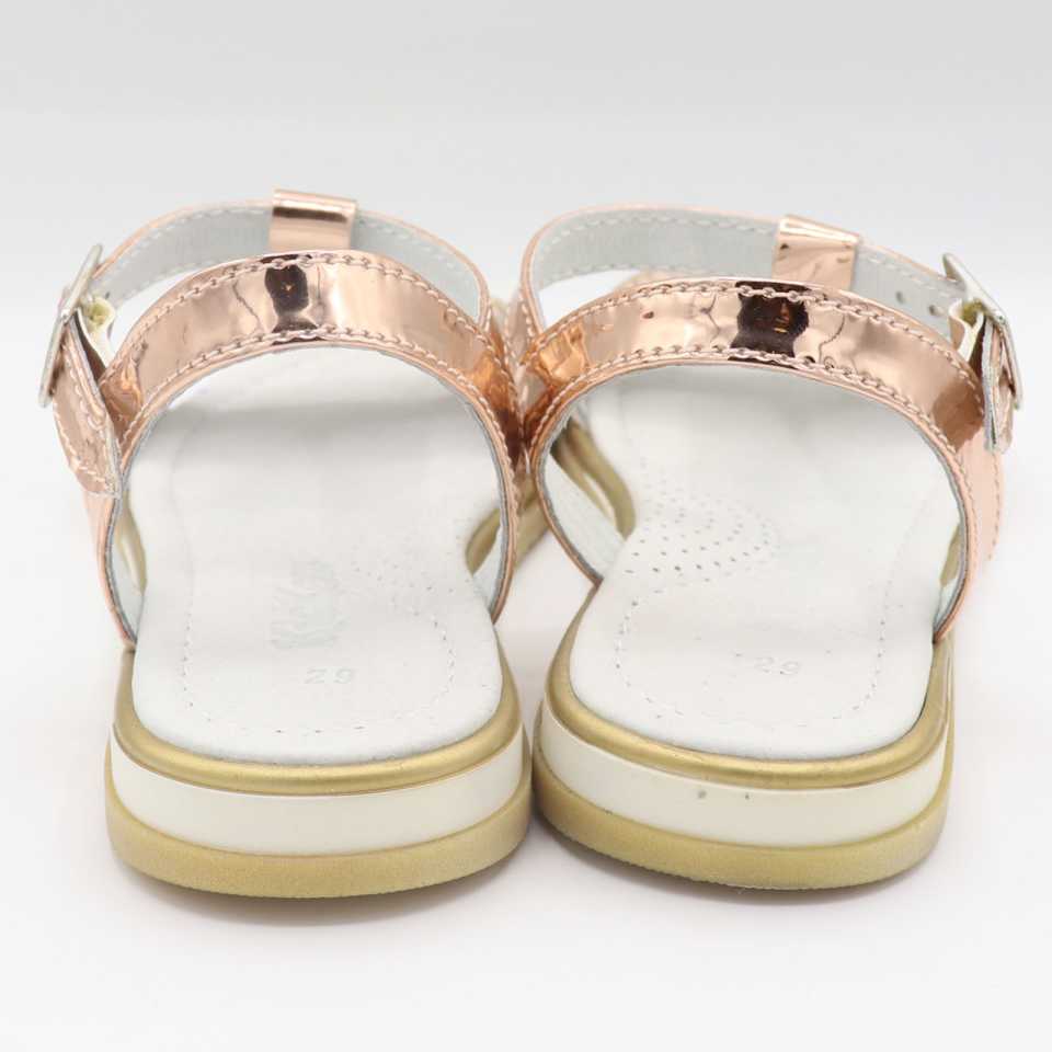 Sandale rosegold din piele naturală. Kickers. Mărimea  29