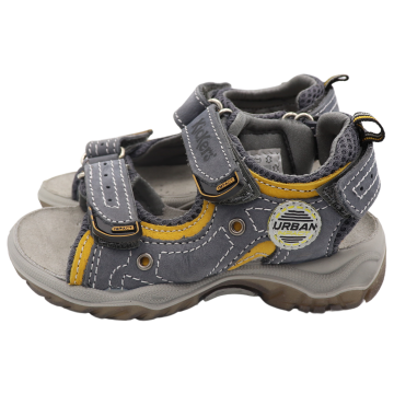 Sandale din piele  gri/galben. Kickers. Mărimea 27