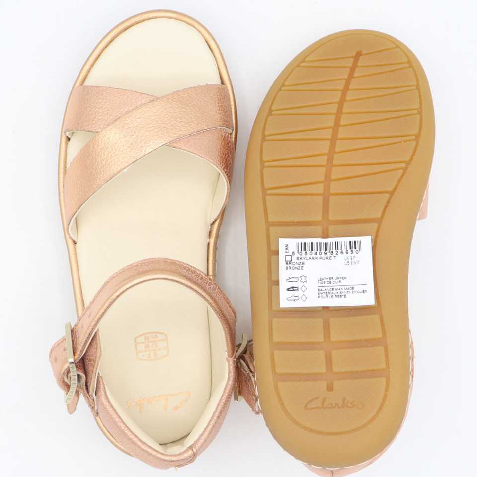 Sandale din piele naturală. Clarks . Mărimea 27