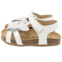 Sandale albe lacuite din piele naturală. Kipling. Mărimea 24