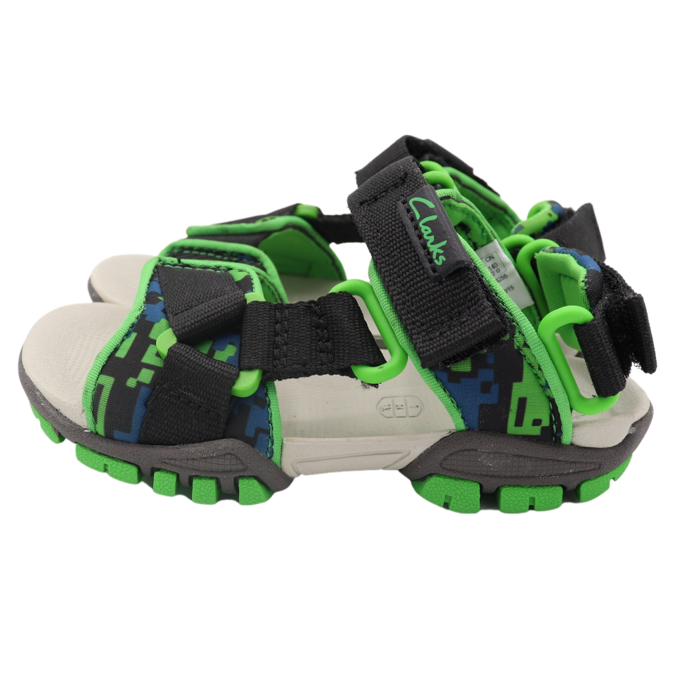 Sandale sport verzi cu arici. Clarks. Mărimea 24