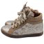 Pantofi sport  înalți maro/argintiu