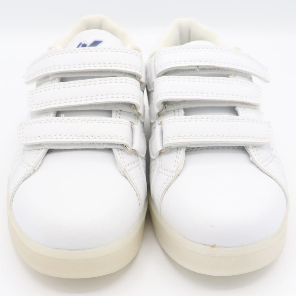 Pantofi sport albi din piele ecologică