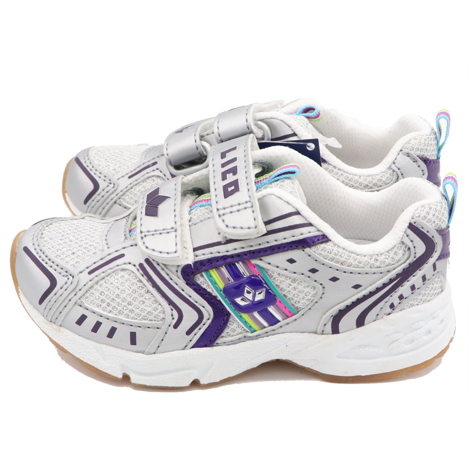 Pantofi sport gri cu sclipici