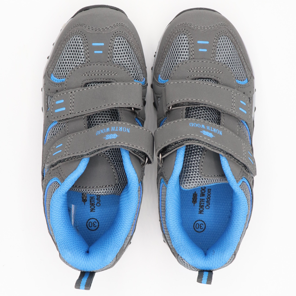 Pantofi sport gri și albastru