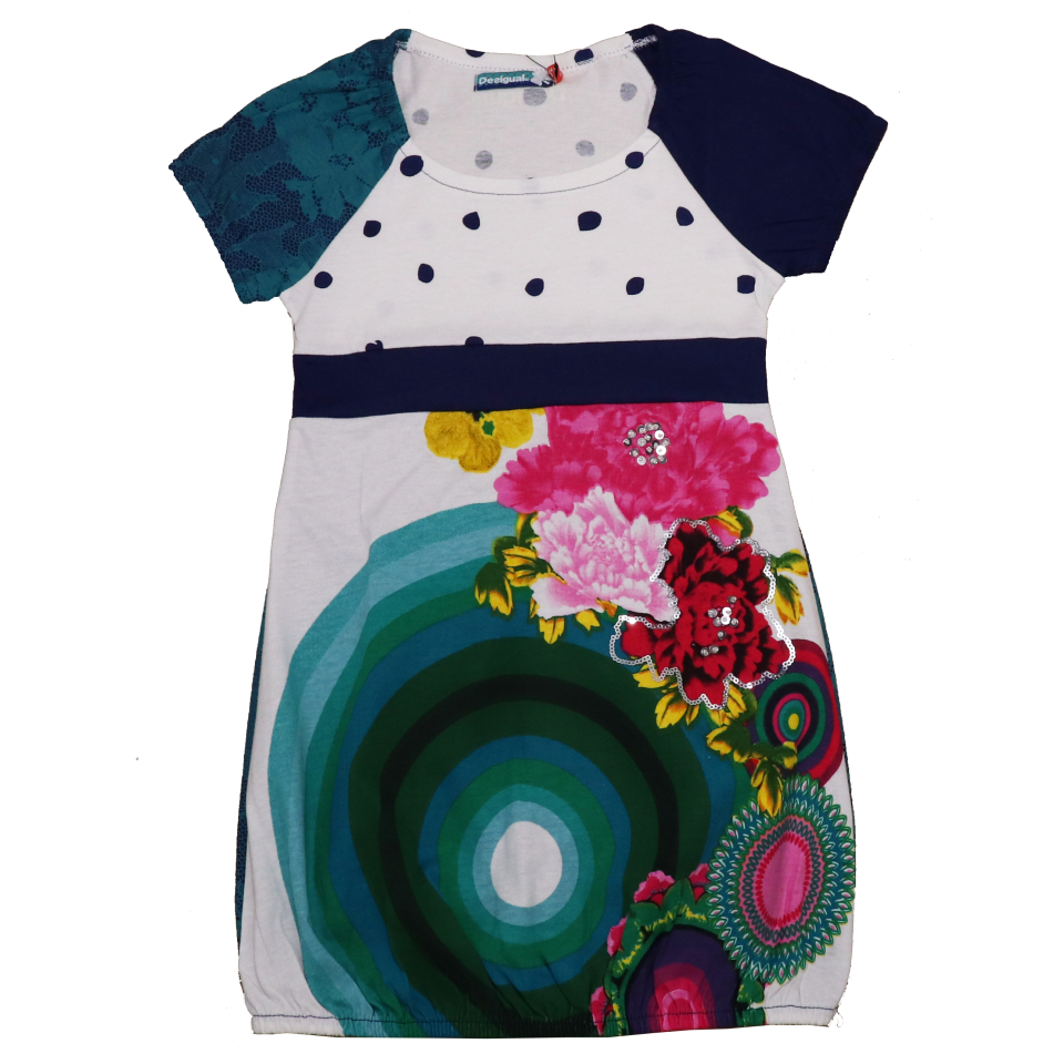 Rochie cu imprimeu floral și aspect bufant