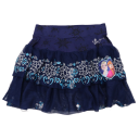 Fustă cu imprimeu fulgi și paiete care foșnesc