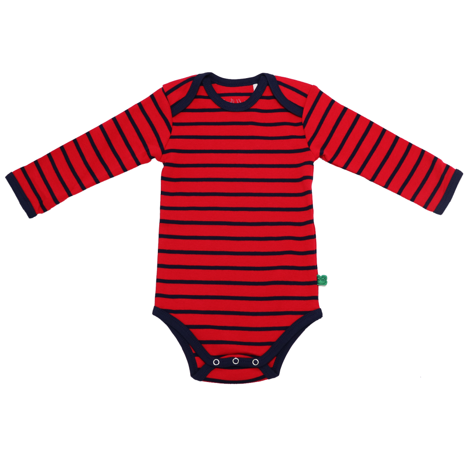 Body grosuț Stripe din bumbac organic