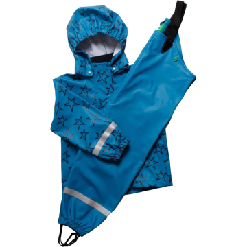 Geacă, pantaloni și sac de ploaie Freds World - albastru