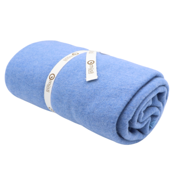 Pătură din lână fleece organică moale Musli