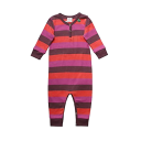 Salopetă cu mânecă lungă în dungi