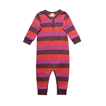 Salopetă cu mânecă lungă în dungi