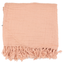 Muselină piersică 90x90cm din bumbac organic