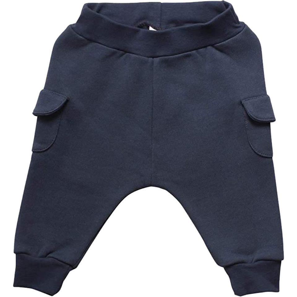 Pantaloni din bumbac gros cu buzunare laterale