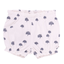 Pantaloni scurți bloomers albi cu imprimeu păpădii