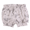 Pantaloni scurți bloomers albi cu imprimeu floral